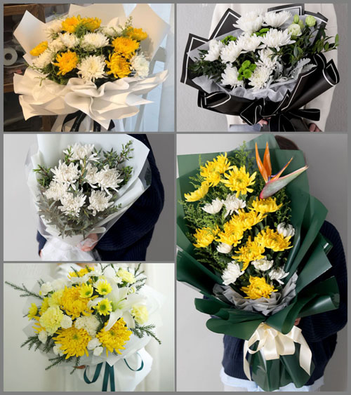 河南南阳桐柏县新集乡白事花束代送